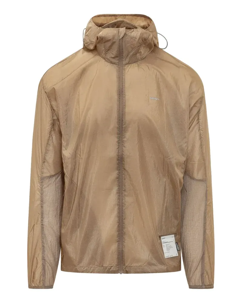 Satisfy Pertex hooded windbreaker - Braun Braun