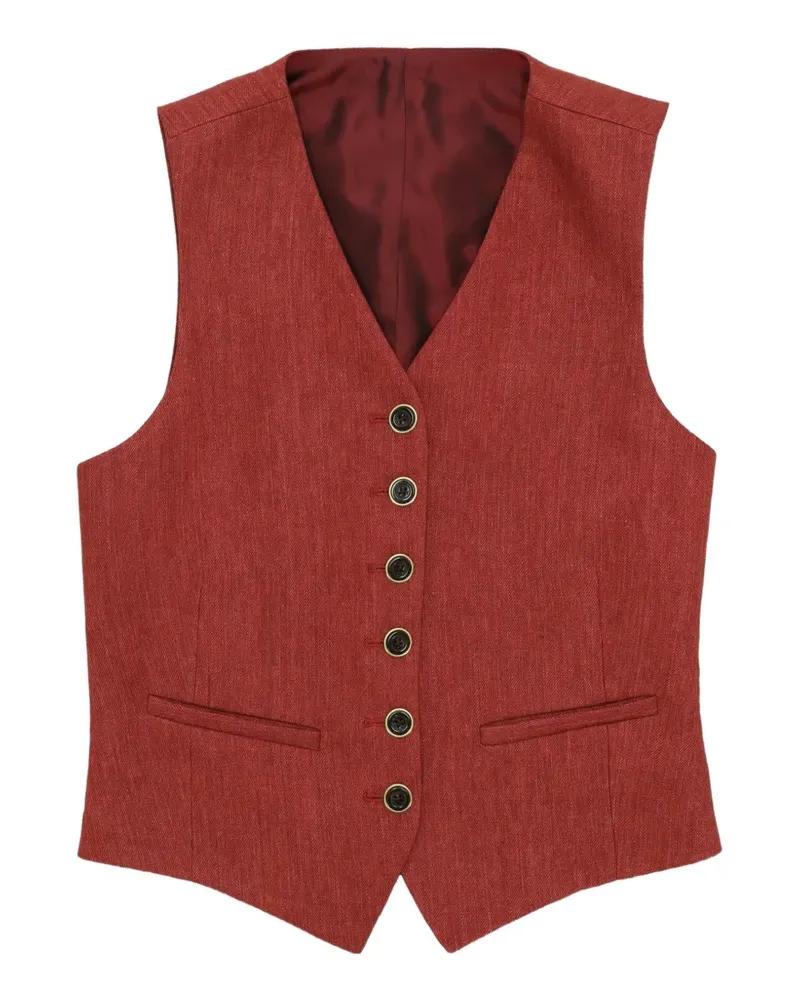 Fortela Demi single-breasted waistcoat - Rot Rot