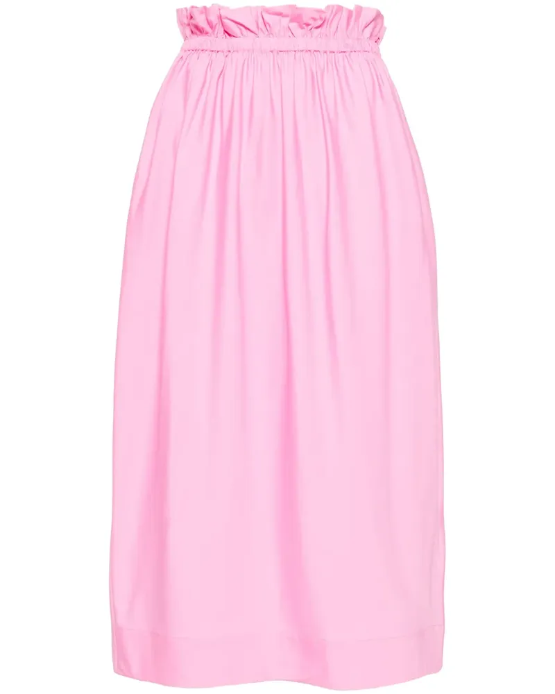 Simone Rocha Geraffter Tulpenrock mit elastischem Bund - Rosa Rosa