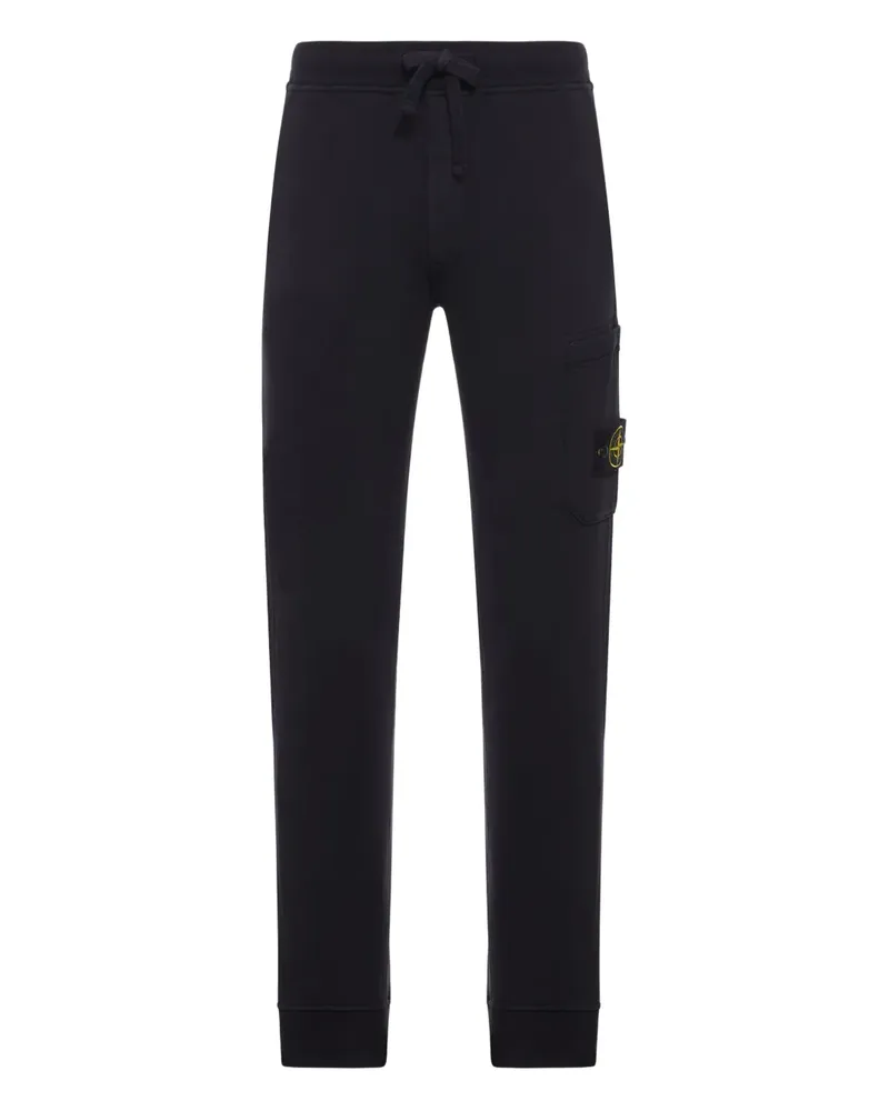 Stone Island Jogginghose mit aufgesetzter Tasche - Schwarz Schwarz