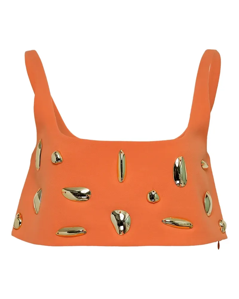 Alexis Verziertes Top - Orange Orange