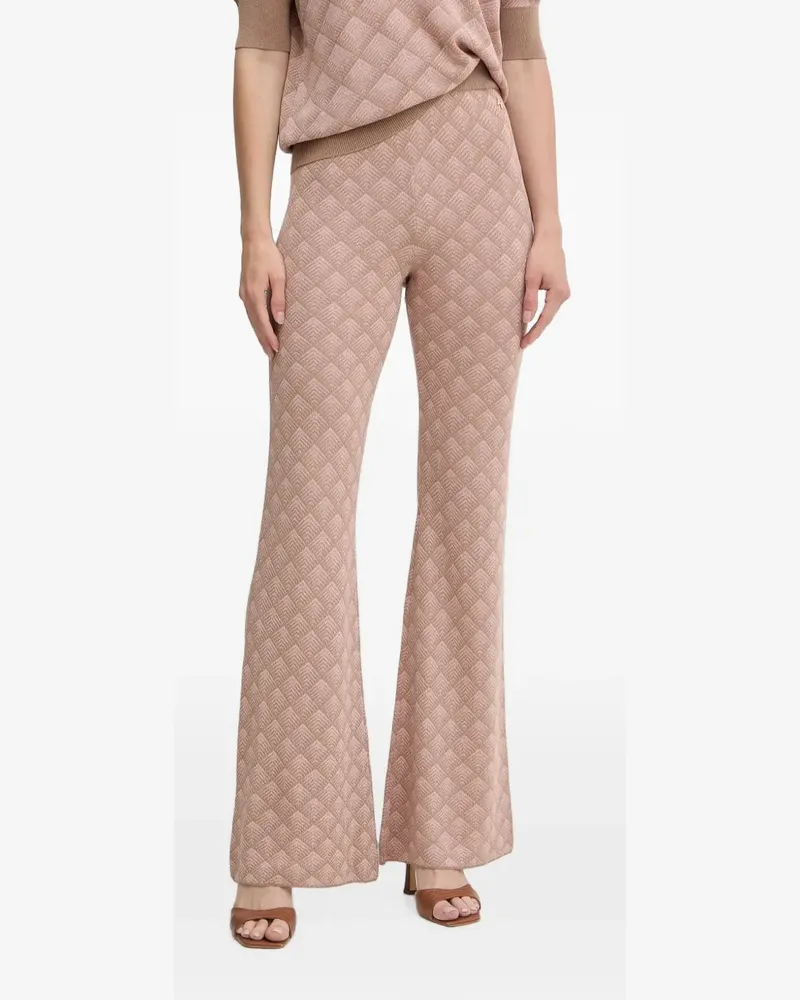 Silvian Heach Hose mit geometrischem Muster - Nude Nude