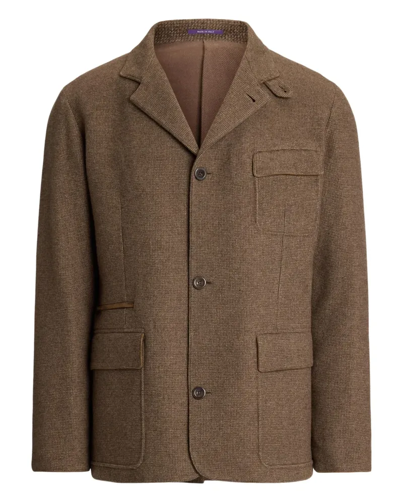 Ralph Lauren Strukturierter Mantel - Braun Braun