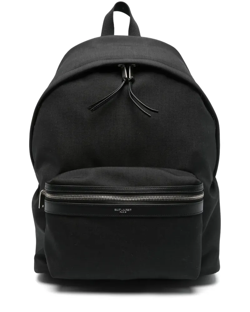 Saint Laurent City Rucksack - Schwarz Schwarz