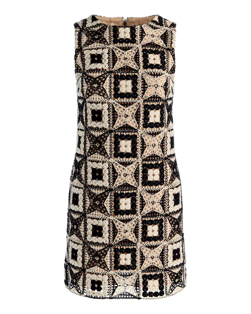 Alice + Olivia Clyde Kleid in A-Linie - Schwarz Schwarz