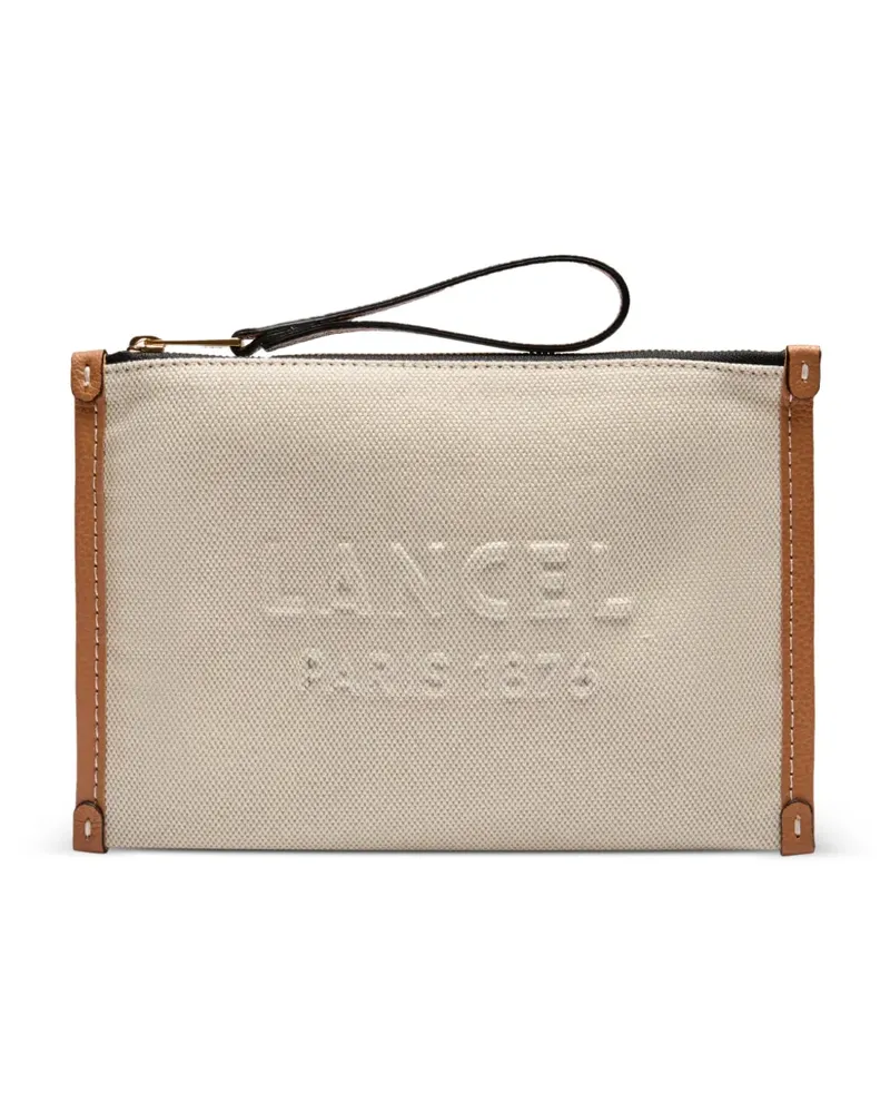 Lancel small Jour zip clutch bag - Nude Nude