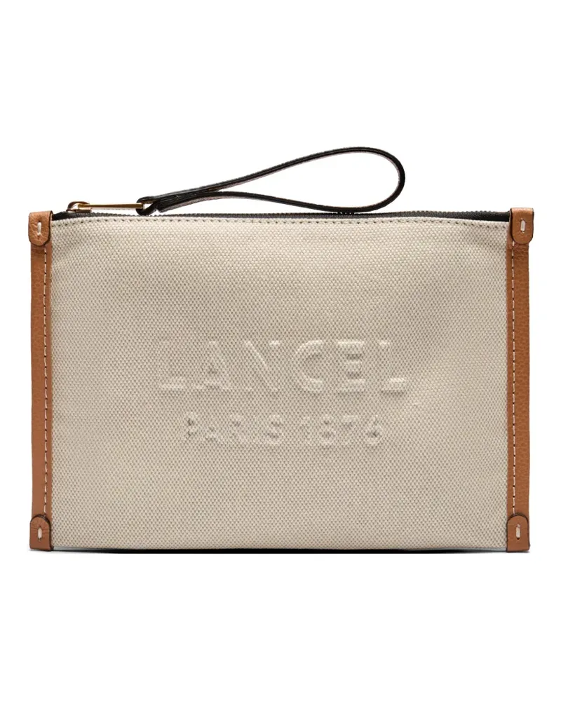 Lancel small Jour zip clutch bag - Nude Nude