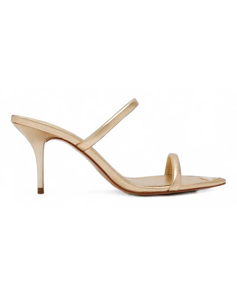 Schutz metallic pointed-toe heeled sandals - Gold Gold