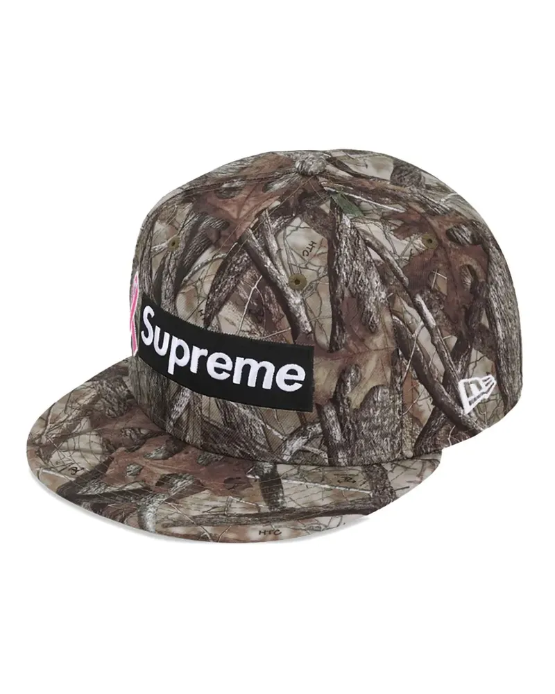 Supreme Being x Breast Cancer Awareness New Era "Camo" cap - Braun Braun
