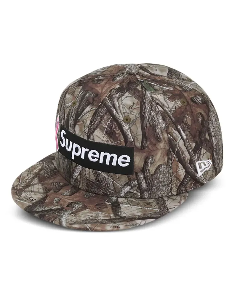 Supreme Being x Breast Cancer Awareness New Era Camo Baseballkappe - Braun Braun