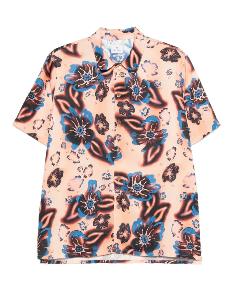Paul Smith floral-print shirt - Orange Orange