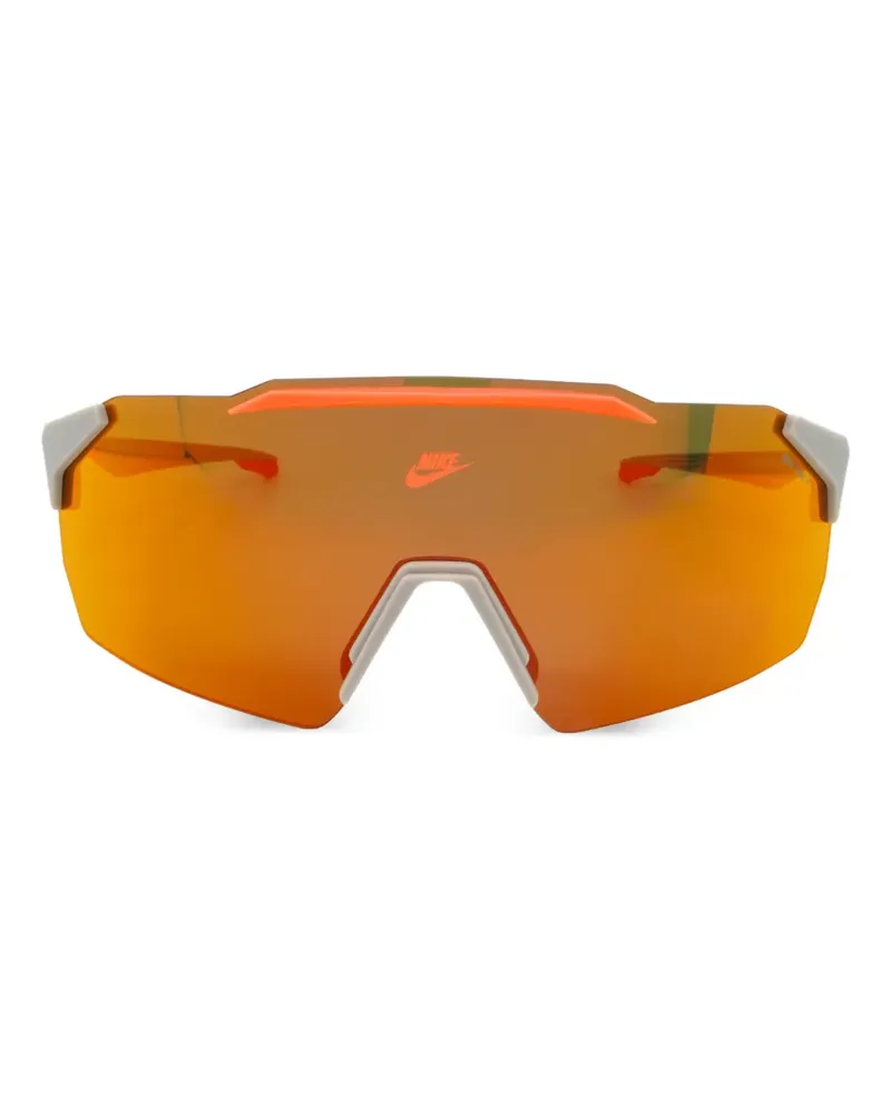 Nike Verspiegelte Limitless Shield Sonnenbrille - Grau Grau