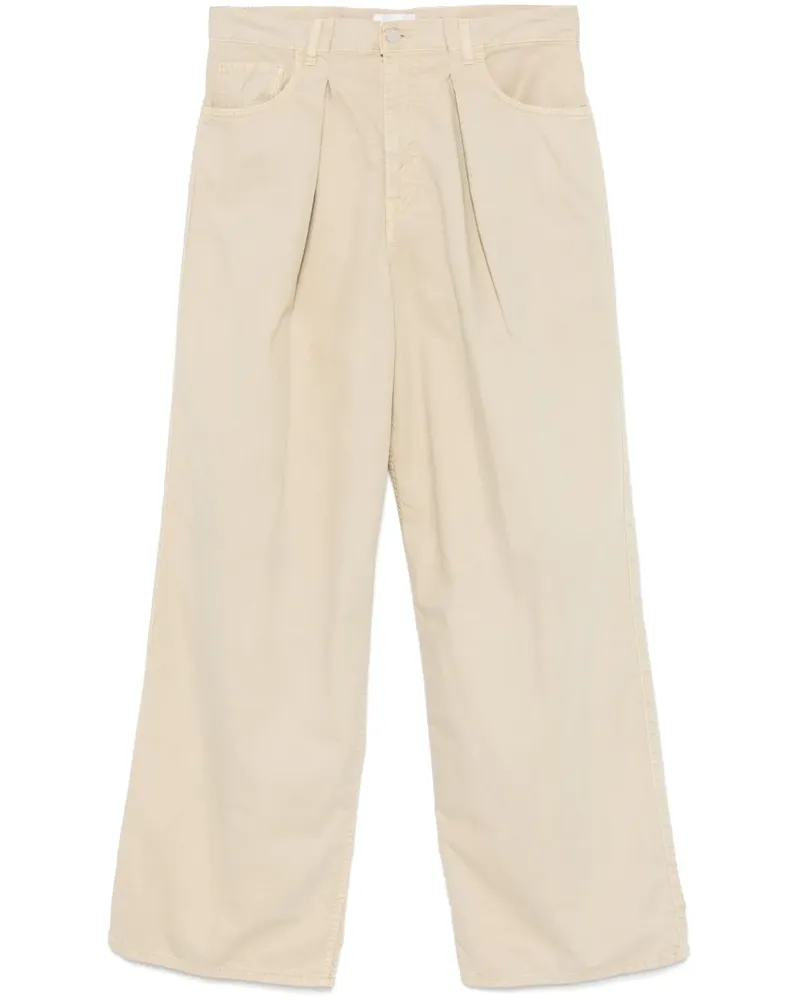 Haikure Jeans mit weitem Bein - Nude Nude