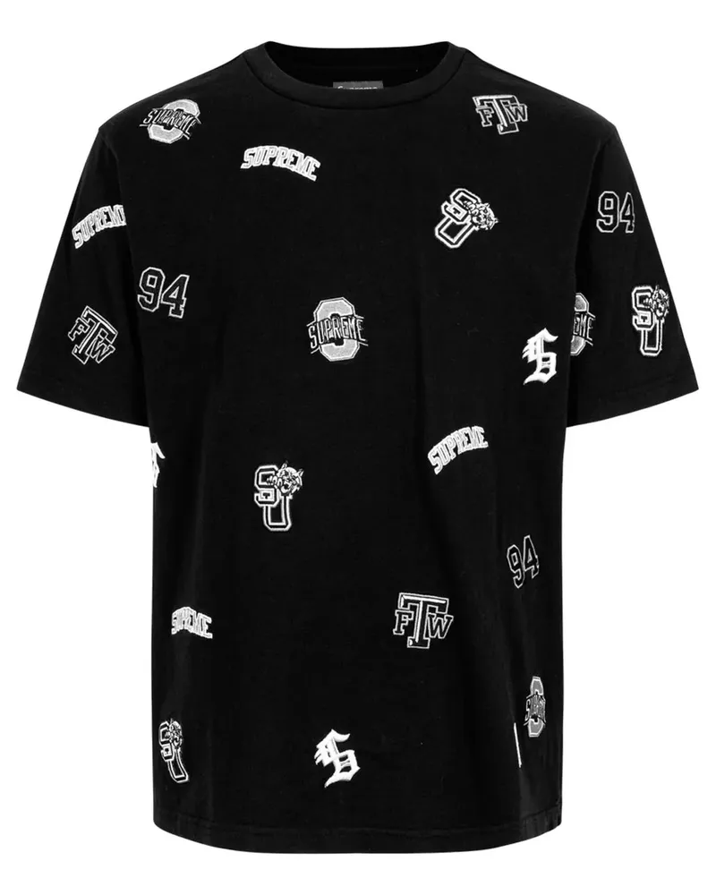 Supreme Being University T-Shirt - Schwarz Schwarz