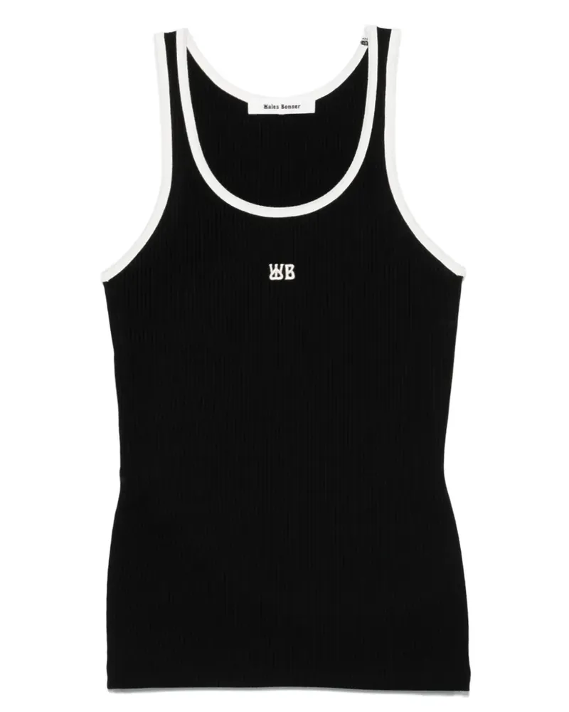 Wales Bonner Sonic Tanktop - Schwarz Schwarz