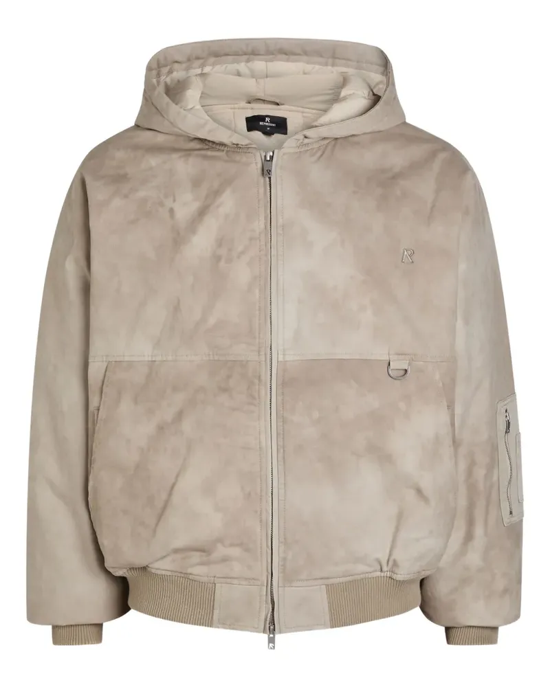 REPRESENT hooded bomber jacket - Nude Nude
