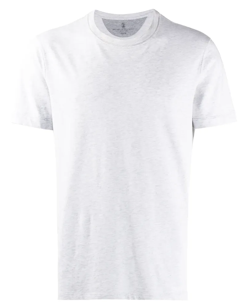 Brunello Cucinelli Klassisches T-Shirt - Grau Grau