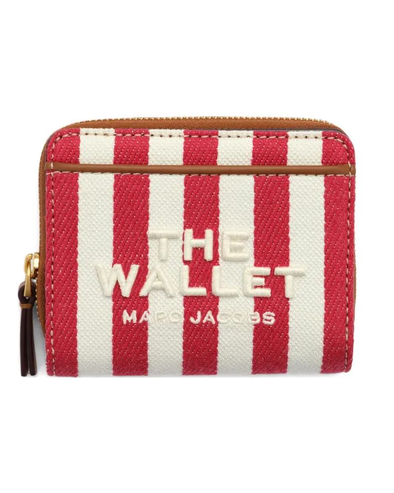 Marc Jacobs stripe-print wallet - Rot Rot