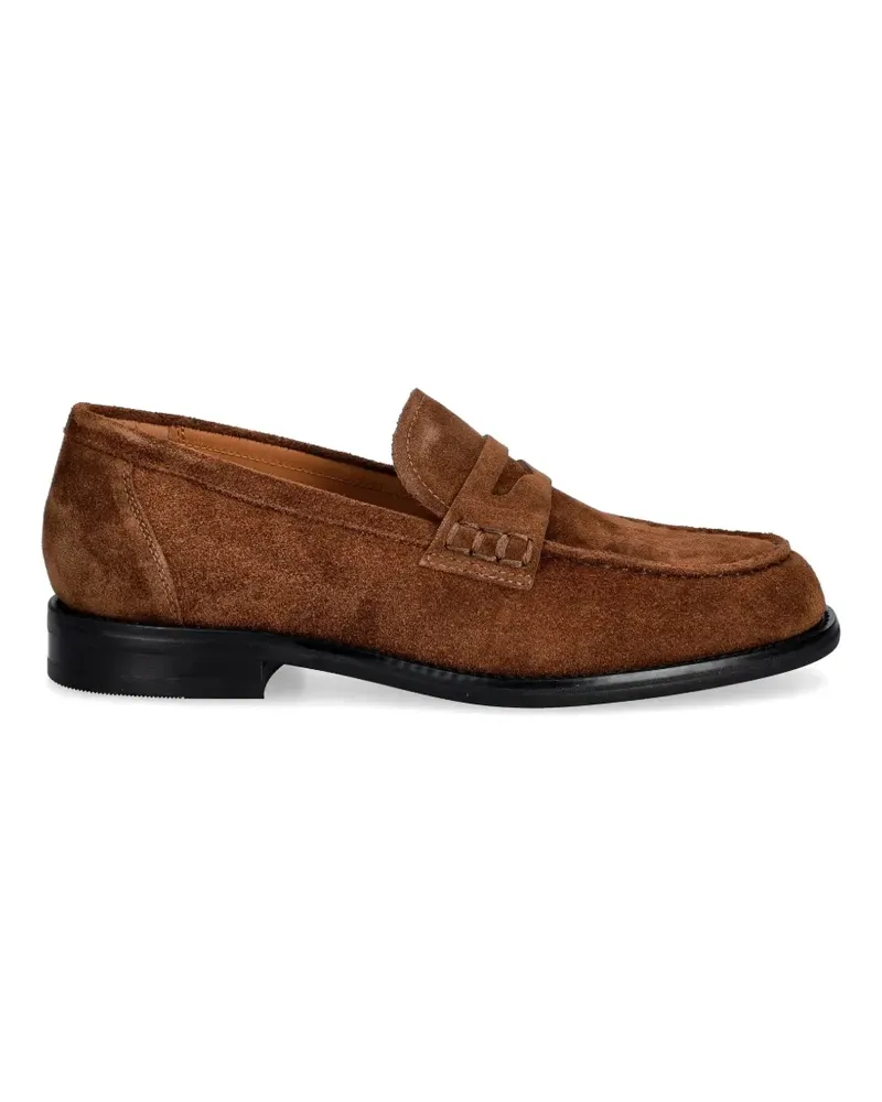 Vagabond Linn suede penny loafers - Braun Braun