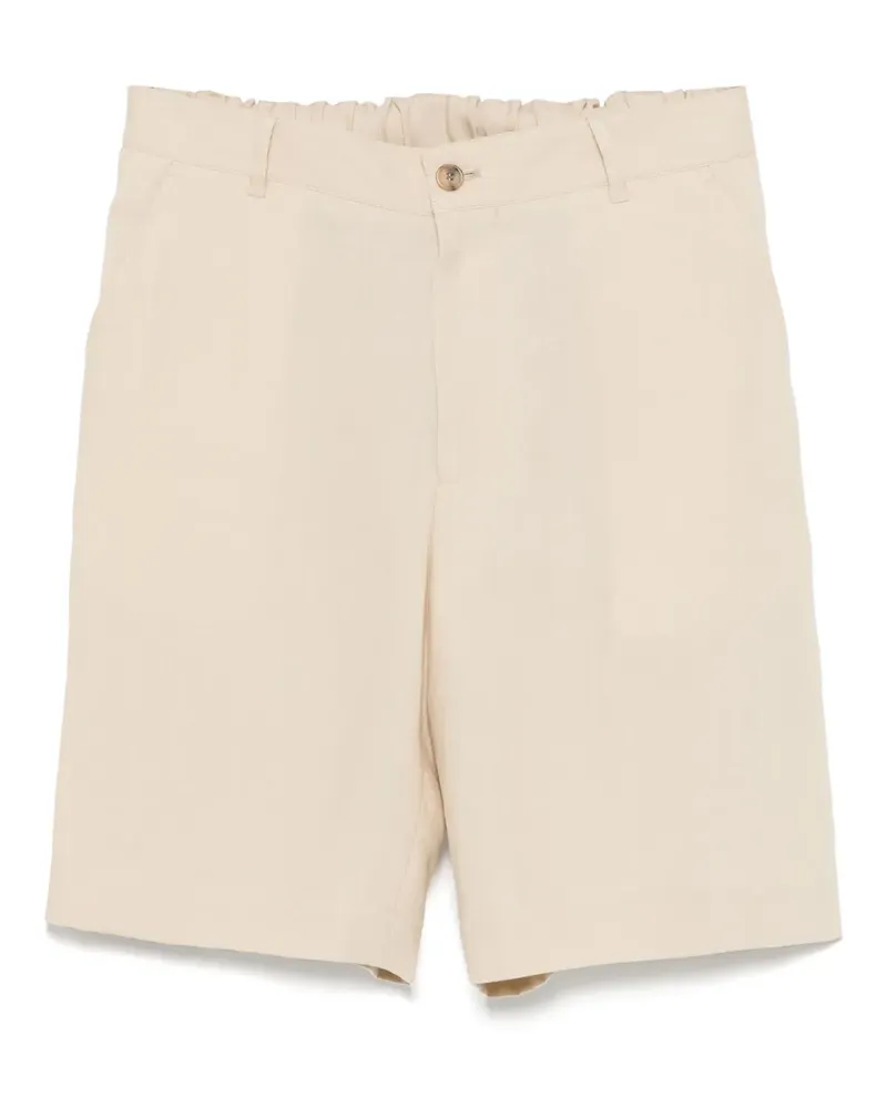Paul Smith Shorts aus Leinen - Nude Nude