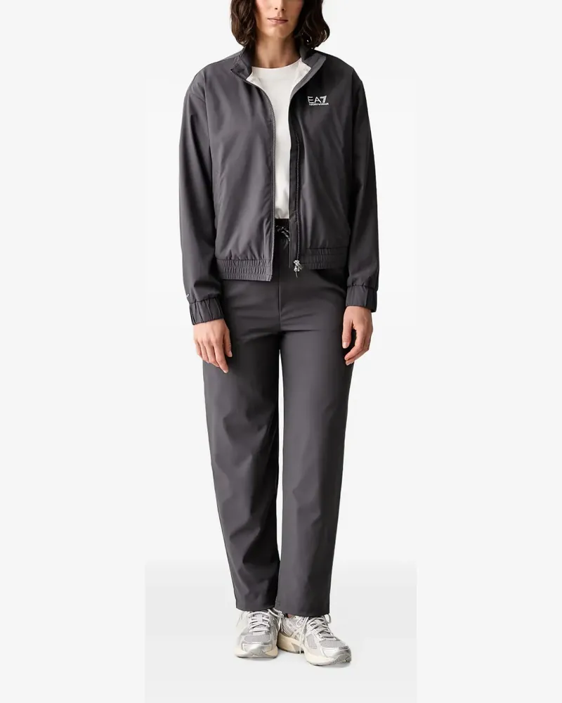 EA7 Jogginganzug mit Logo-Print - Grau Grau