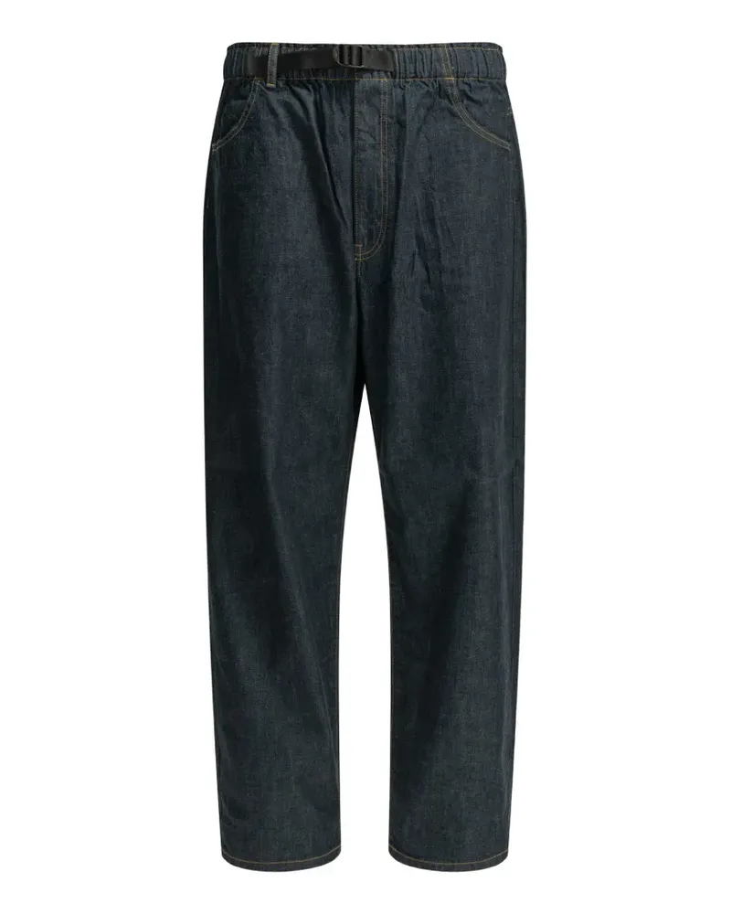 Danton belted elasticated-waist jeans - Blau Blau