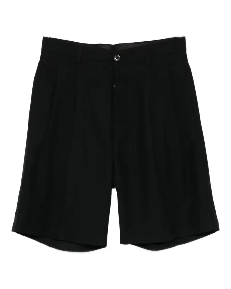 Laneus pleated shorts - Schwarz Schwarz