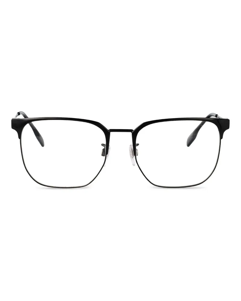 Burberry Brille mit eckigem Gestell - Schwarz Schwarz
