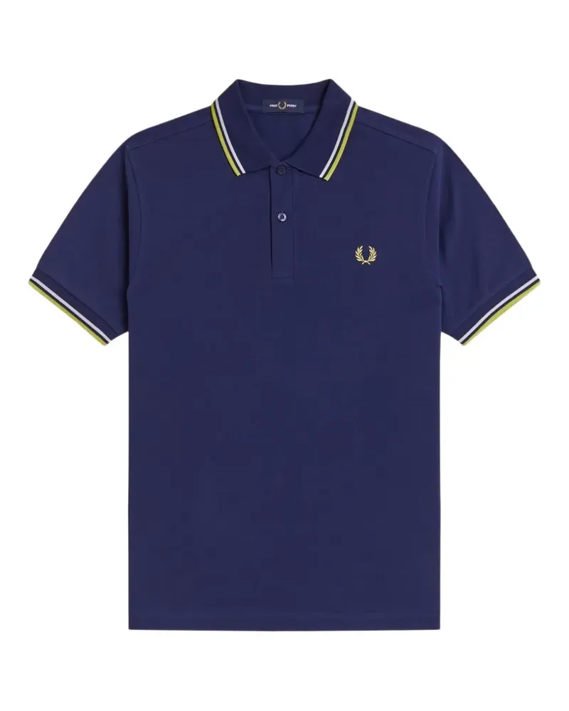 Fred Perry M3600 twin-tipped polo shirt - Blau Blau