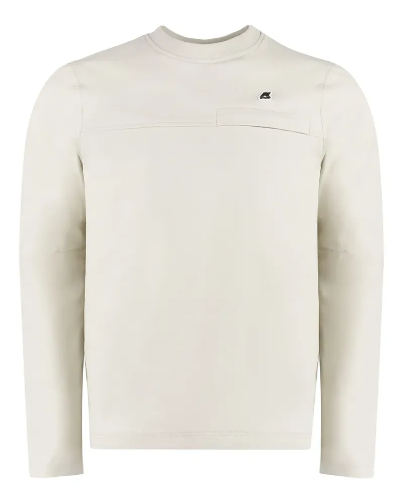 K-Way Sweatshirt mit Logo-Patch - Nude Nude