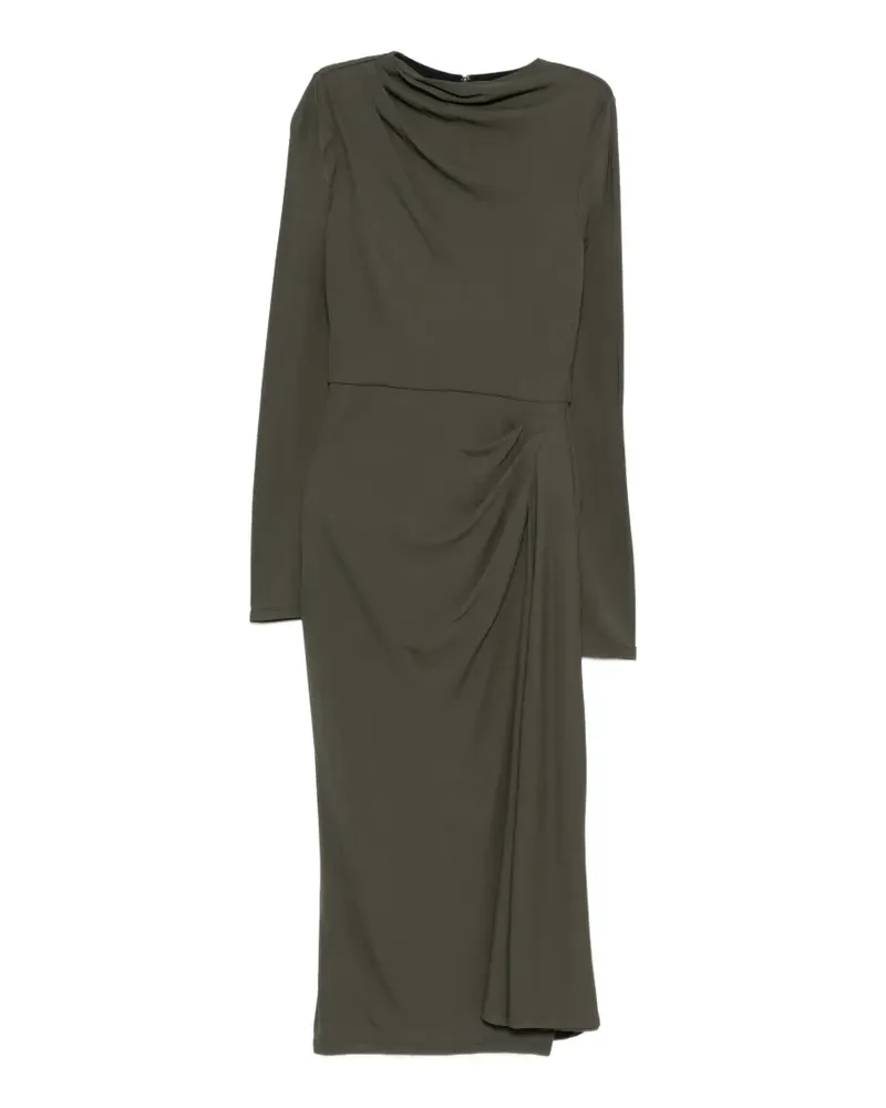 Erdem Midikleid mit langen Ärmeln - Grün Grün