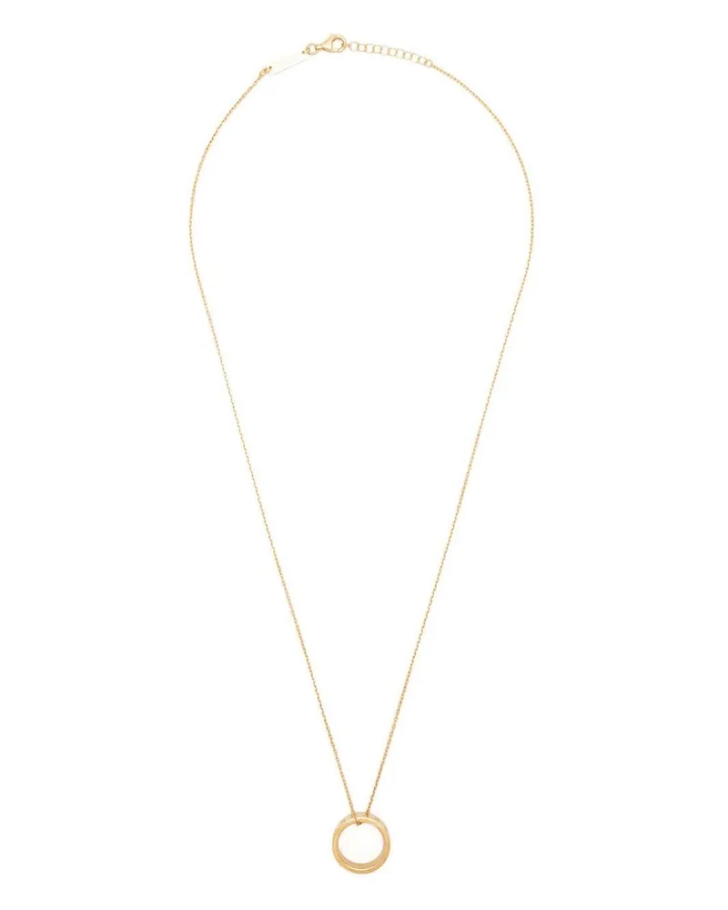 Maison Margiela Numerical Halskette mit Ringanhänger - Gold Gold