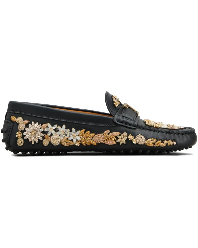 TOD'S x Rahul Mishra T Timeless Loafer - Schwarz Schwarz