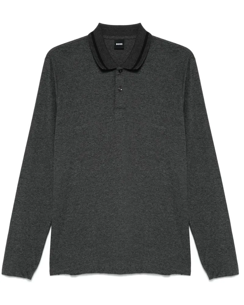 HUGO BOSS Klassisches Poloshirt Grau
