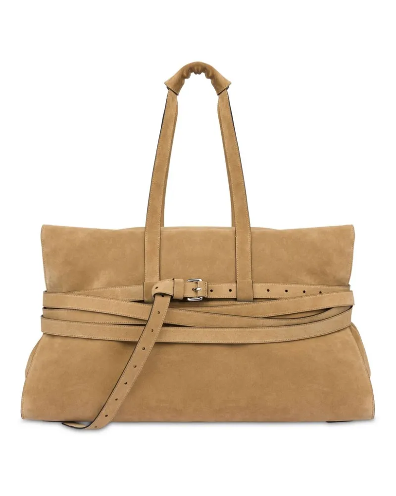 Moschino Tie Me Schultertasche - Nude Nude