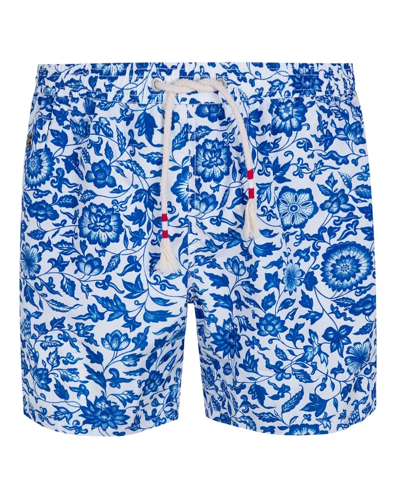 MC2 Saint Barth Lighting 70 Maj Toile Flw floral-print swim shorts - Blau Blau
