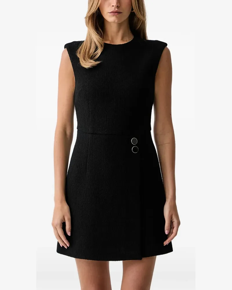 Silvian Heach bouclé-knit sleeveless mini dress - Schwarz Schwarz