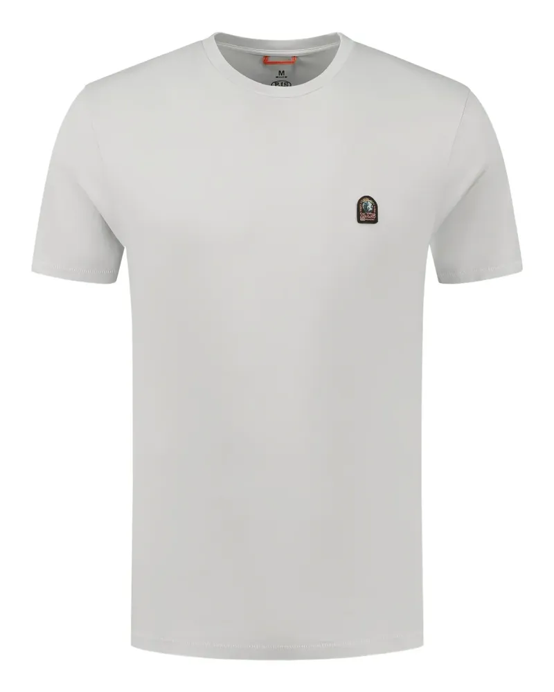 Parajumpers T-Shirt mit Logo-Patch - Grau Grau