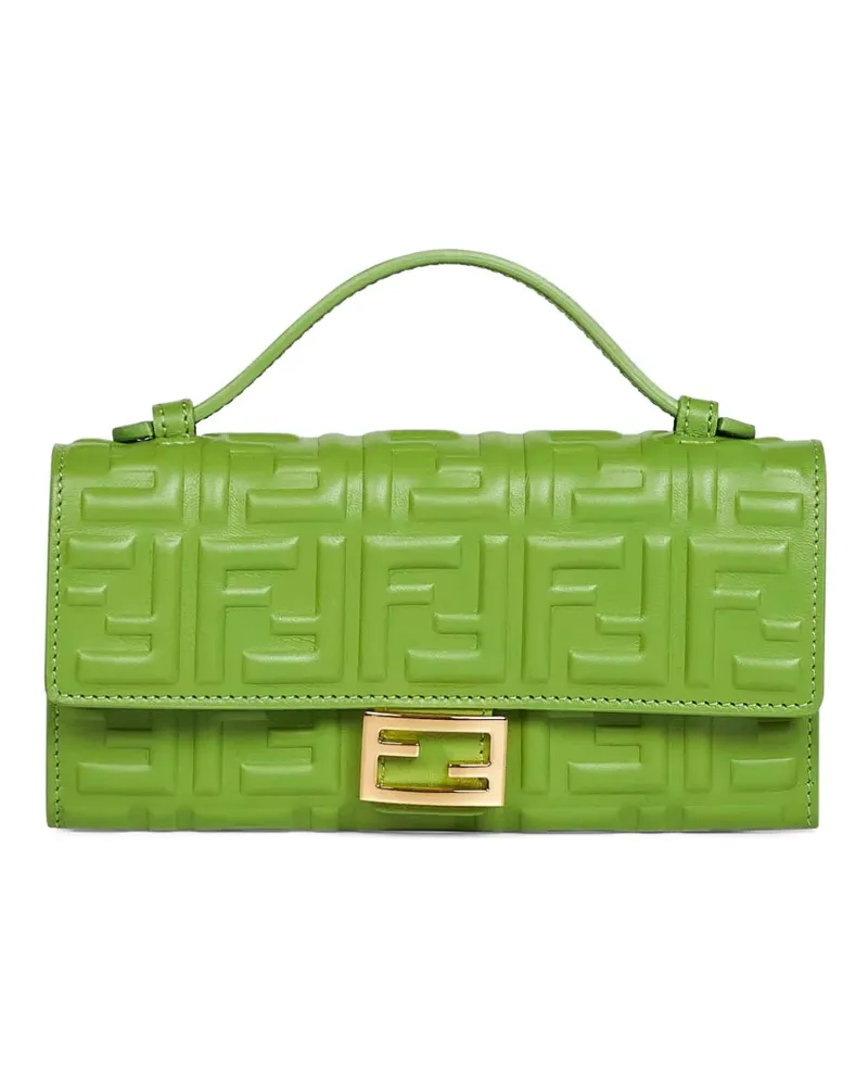 Fendi FF Baguette wallet - Grün Grün