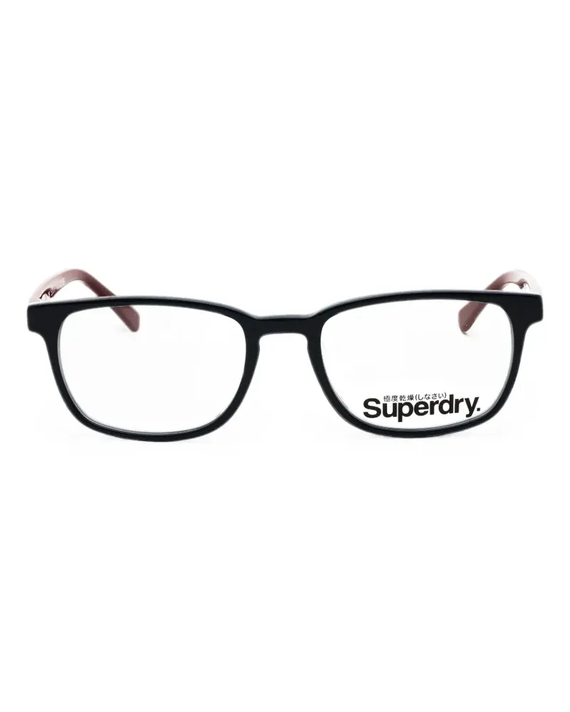 Superdry. SDO-Quinn rectangle-frame glasses - Schwarz Schwarz