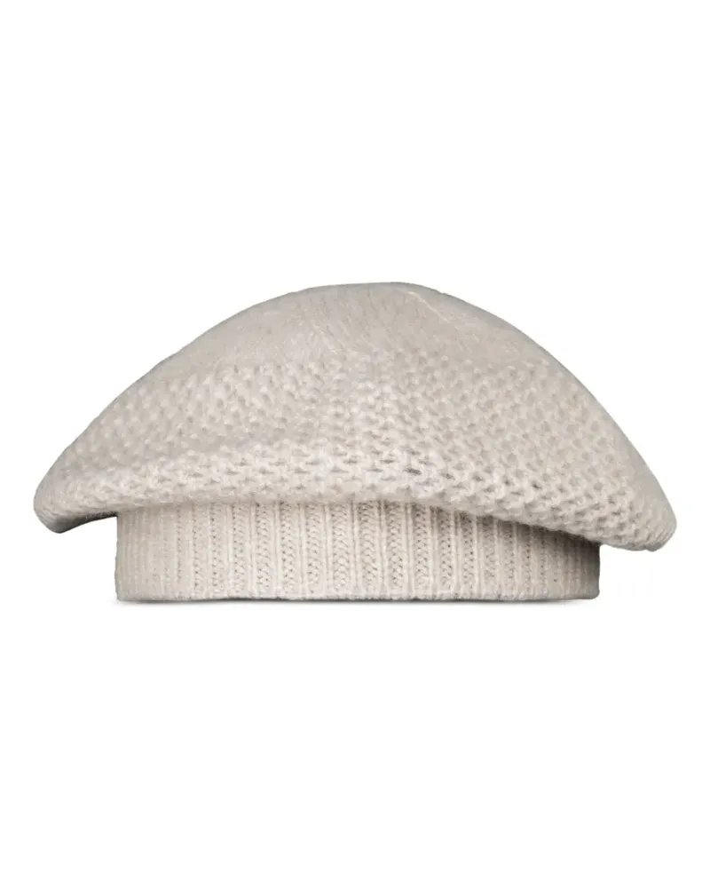 MOORER Gestrickte Mira Mütze - Nude Nude