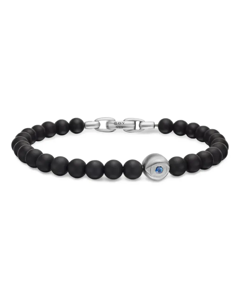 David Yurman Spiritual Beads Evil Eye Armband aus Sterlingsilber (6mm Silber