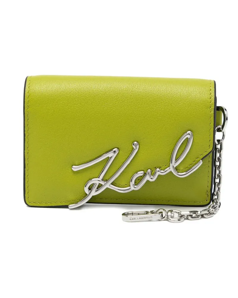 Karl Lagerfeld K/Signature Kartenetui - Grün Grün