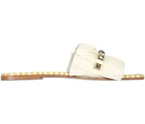 Sandalen mit Nieten - Nude