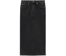 Tief sitzender Jeans-Minirock