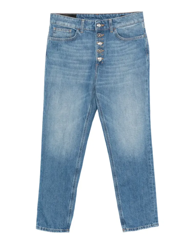 Dondup Jeans mit Knopfverschluss - Blau Blau