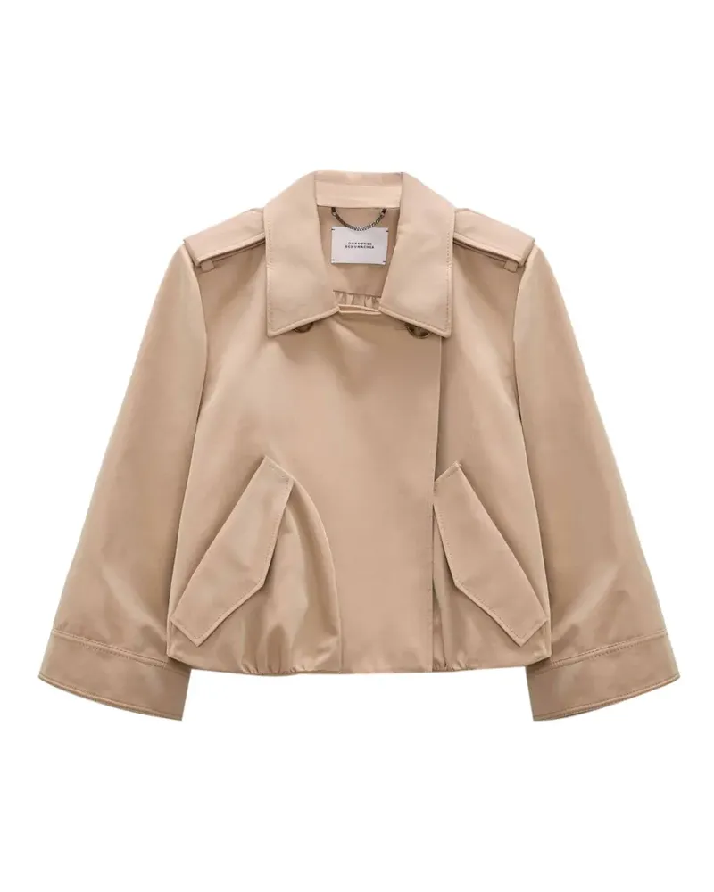 Dorothee Schumacher cropped jacket - Nude Nude