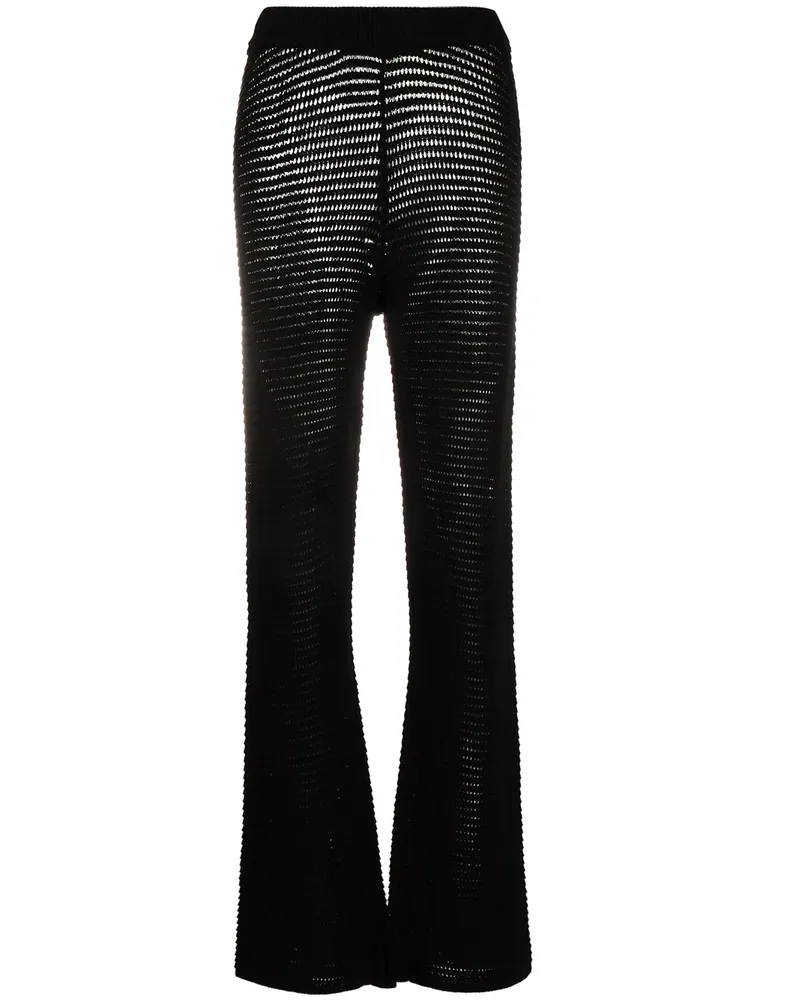 Nanushka Bazia Hose - Schwarz Schwarz
