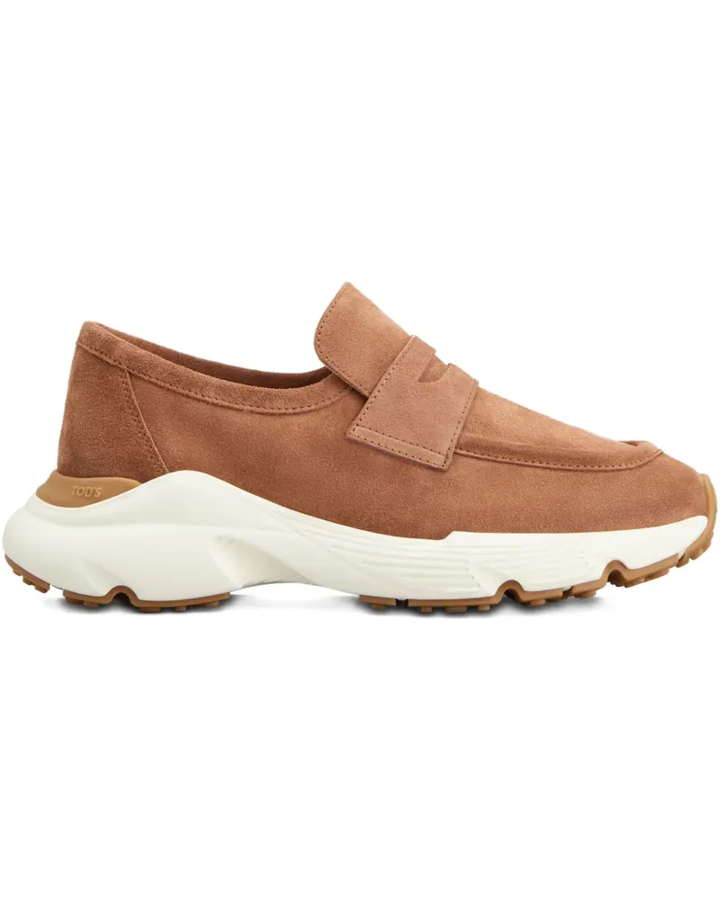 TOD'S Loafer aus Wildleder - Braun Braun