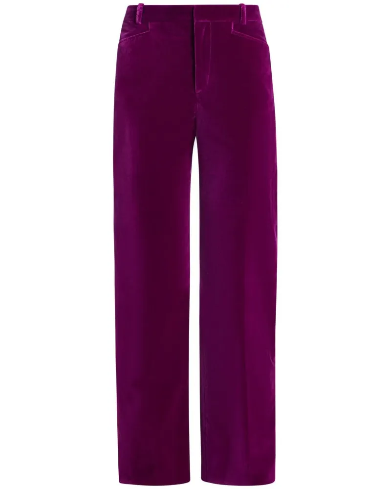 Tom Ford Ausgestellte Samthose - Rosa Rosa